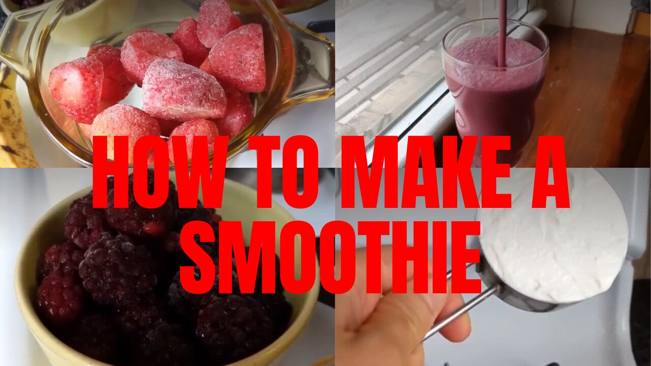 How to Make a Smoothie? Smoothie recipe & Smoothie Diet for weight loss #shorts