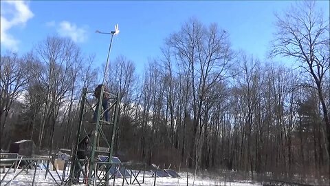 Mounting My 350 Watt Wind Turbine