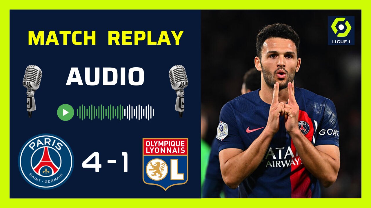 Le PSG bat l'OL au terme d'un match spectaculaire ⚽ PSG 4-1 Lyon ✅ Ligue 1 🎙️