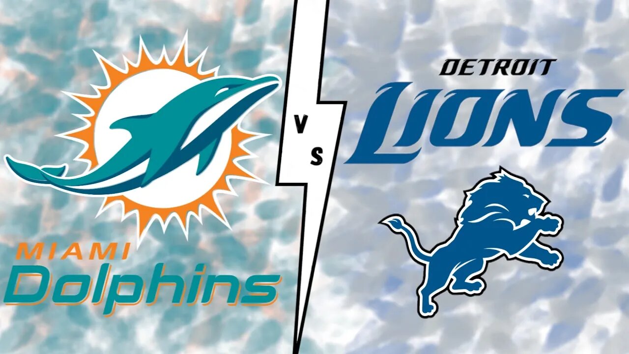 🏈🏈 Detroit Lions VS Miami Dolphins Game Live | NFL Live stream 🏈🏈