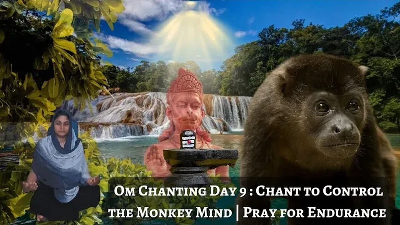 Om Chanting Challenge Day 9 Chant For Purity of Thought, Word & Deed #brahmacharya #hanuman #endure