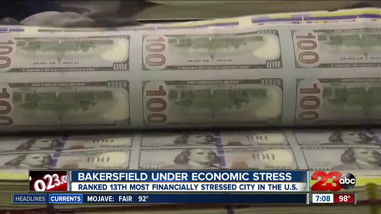 Bakersfield under financial stress