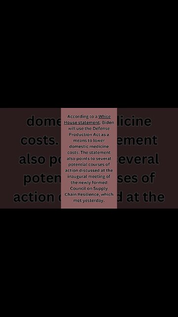 Biden Just Invoked the Defense Production Act of 1950 What Does That Really Mean