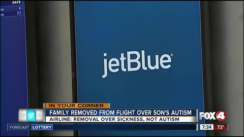 Family Removed from flight over Autism