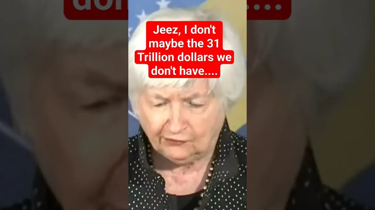 Janet Yellen responds to drop in U.S. credit rating. #joebiden