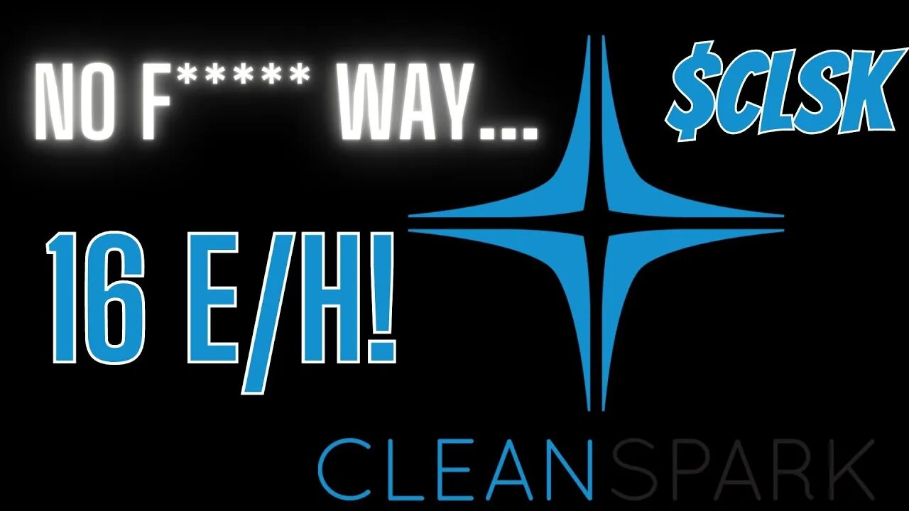 Cleanspark Just Made A HUGE Move