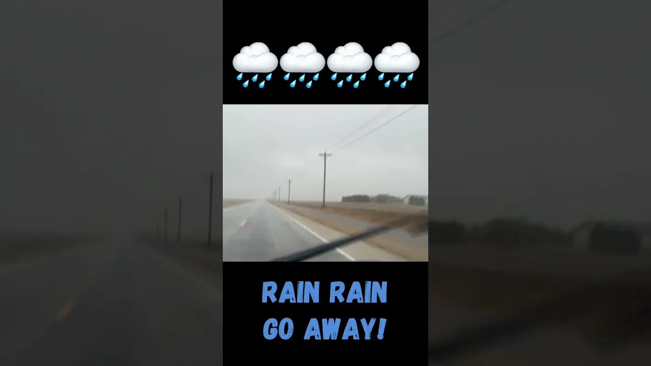 One of the Gloomiest Videos You’ll See All Day… Rain Rain Go Away! #shorts