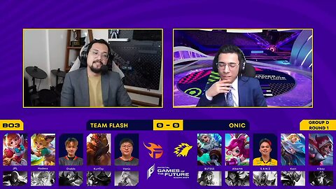 ONIC VS TEAM FLASH MATCH 1!!!