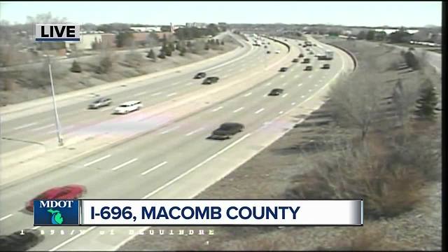 I-696 closing in Macomb County to begin Friday April 27