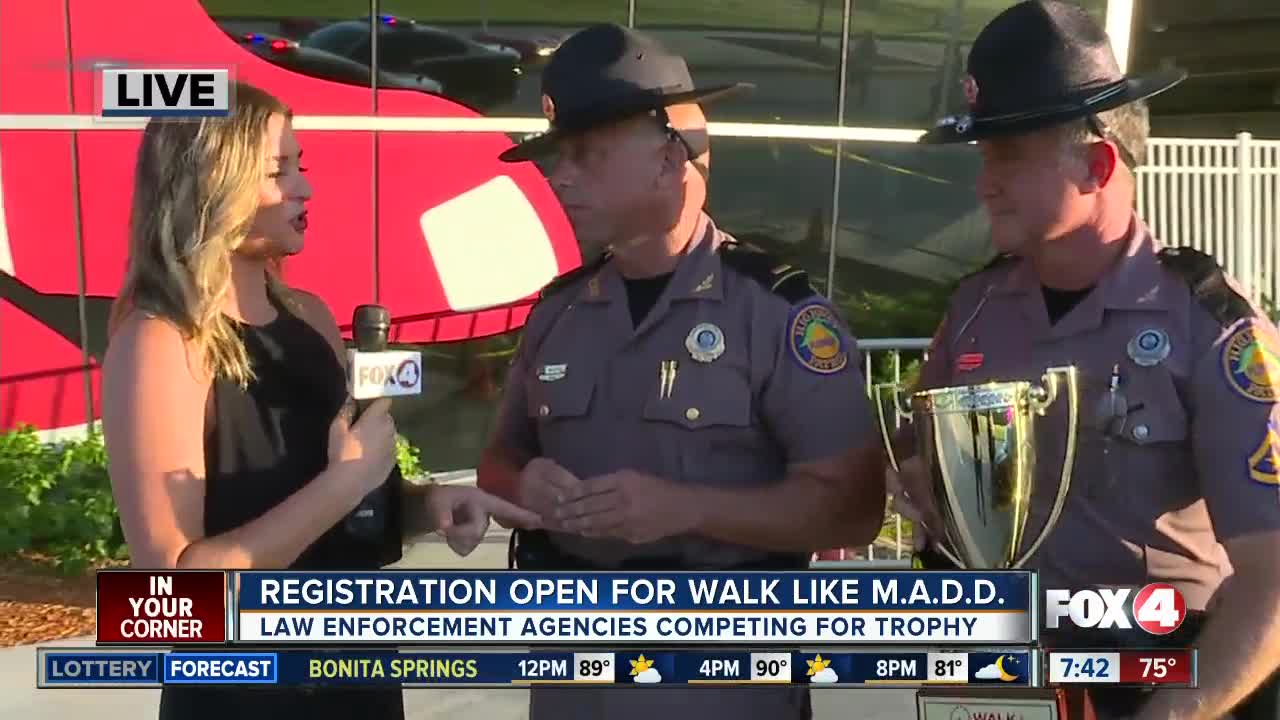 Mothers Against Drunk Driving hosts annual fundraiser, Walk like MADD - 7:30am live report