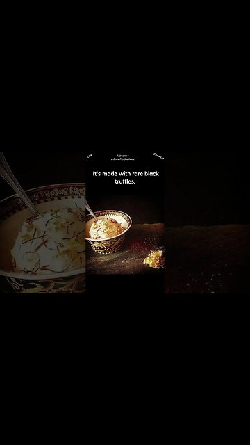 The most expensive ice cream in the world is the Black Diamond sundae #icecream #shorts