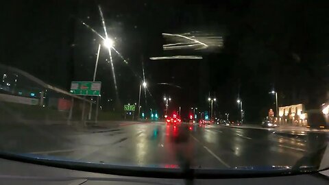 Night Driving Plymouth. 24th March 2023