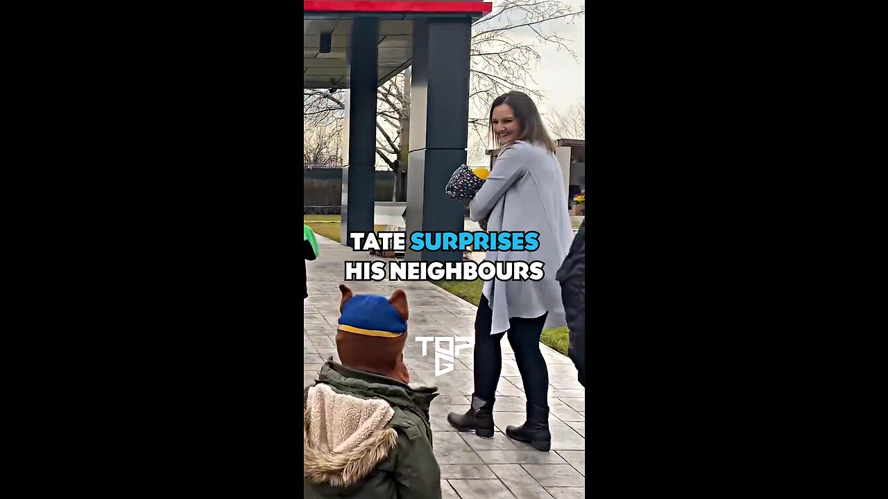 Tristan Tate Surprises His Neighbours