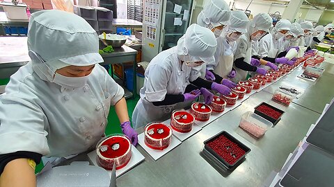 Amazing mass production! Cake Factory Manufacturing Video BEST6 / Korean Food