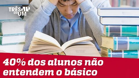Pisa 2018: 43% dos alunos não entendem o básico de Leitura, Matemática e Ciências