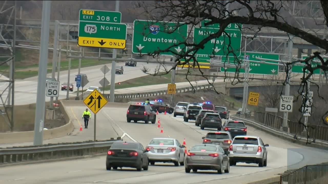 Suspect arrested after shots fired on I-94 East near 35th Street