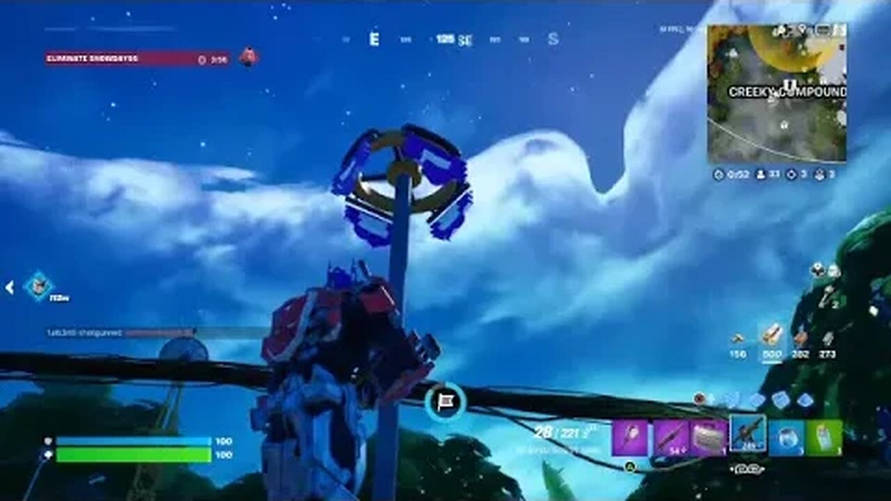 Fortnite live trying to get a victory royal