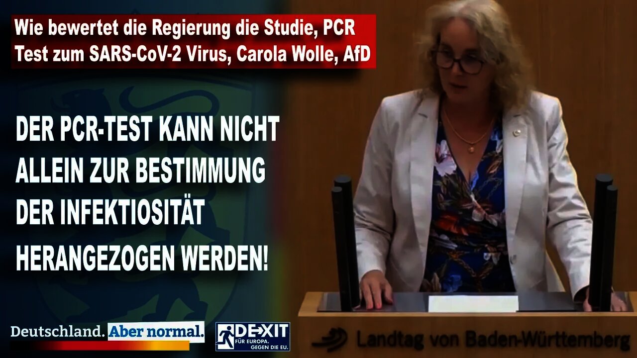 Wie bewertet die Regierung die Studie, PCR Test zum SARS-CoV-2 Virus, Carola Wolle, AfD