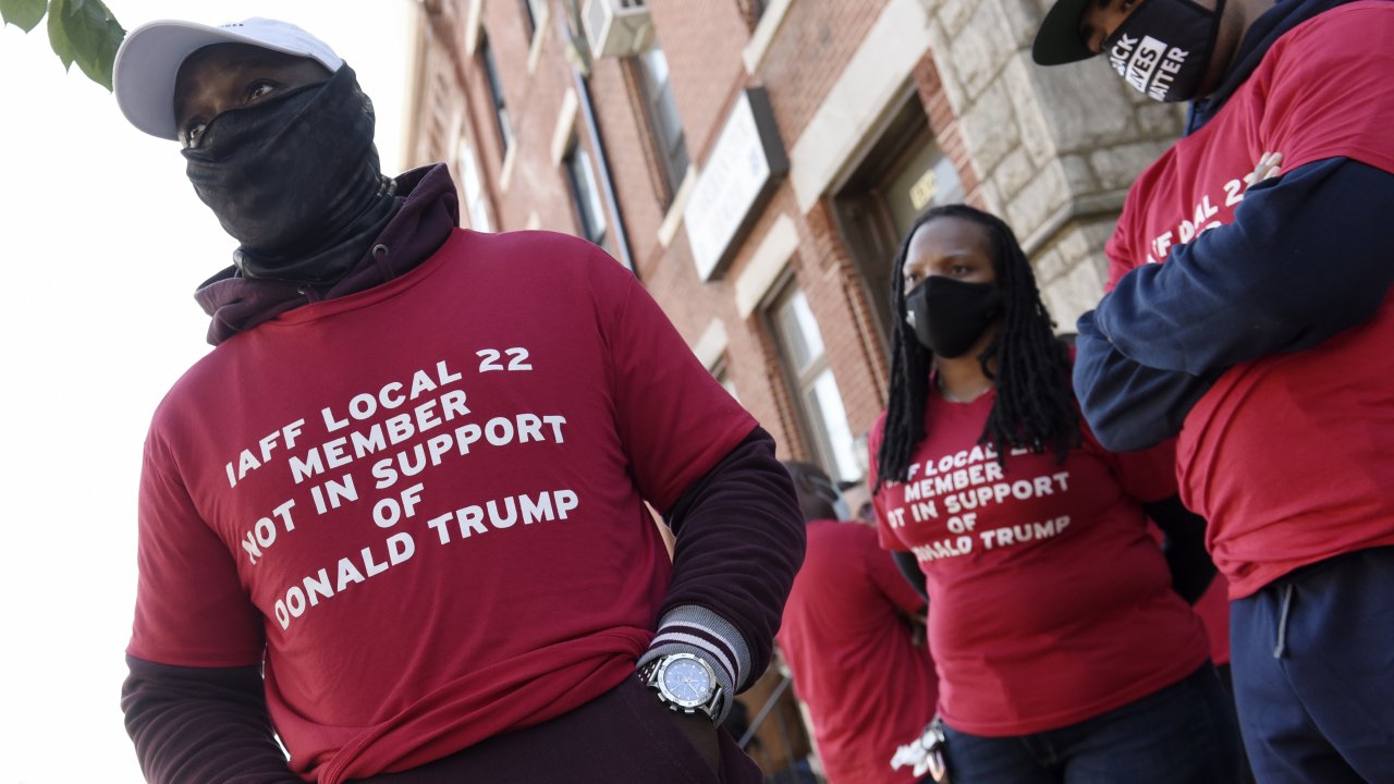 Black Police Push Back On Union Endorsements of Pres. Trump