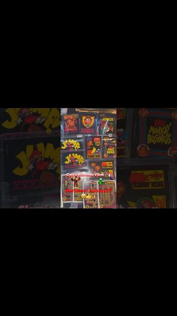 Classic #Nintendo Vibes #videogames #donkeykong #supermario #tradingcards #collectibles #shorts