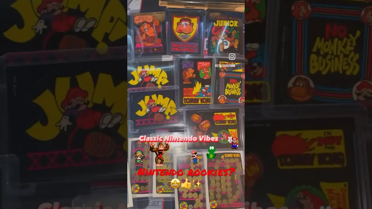 Classic #Nintendo Vibes #videogames #donkeykong #supermario #tradingcards #collectibles #shorts