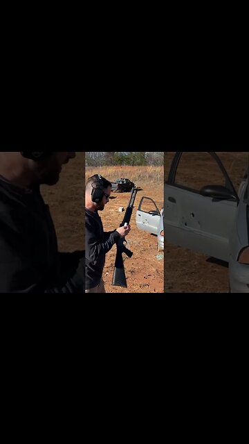 Shotgun Slug Vs Running Car