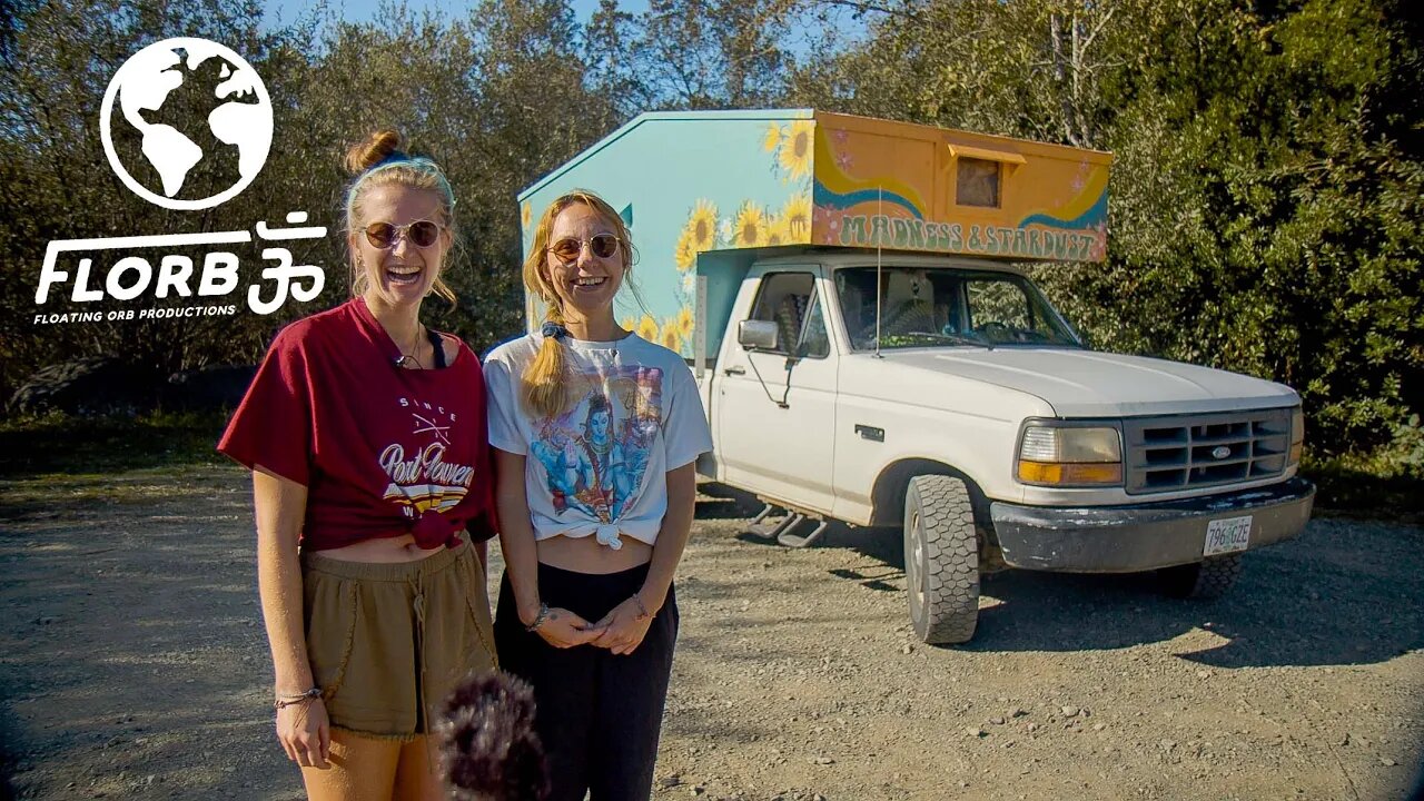 WOMAN + WOMAN = Unique TRUCK CAMPER CONVERSION