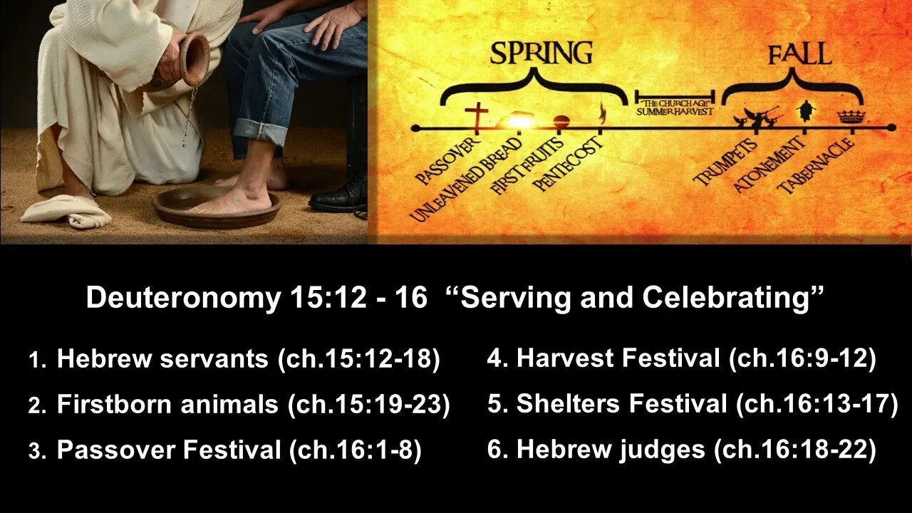 Deuteronomy 15:12 - 16 “Serving and Celebrating” - Calvary Chapel Fergus Falls