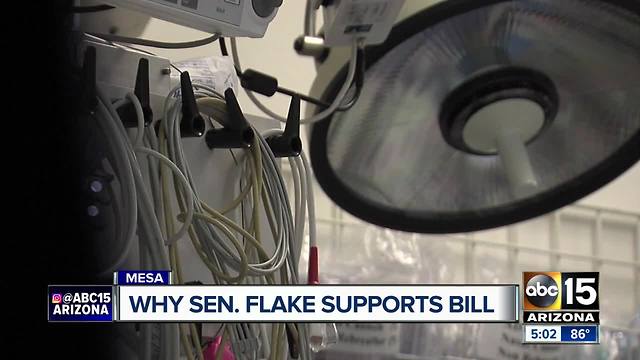 Senator Flake says he supports Obamacare repeal