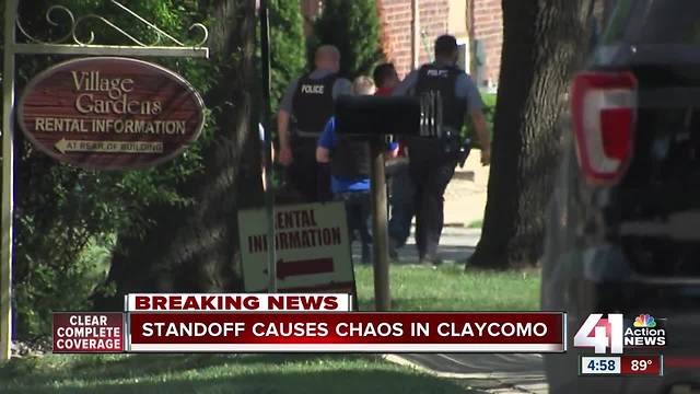 Claycomo officers arrest suspect after lengthy standoff