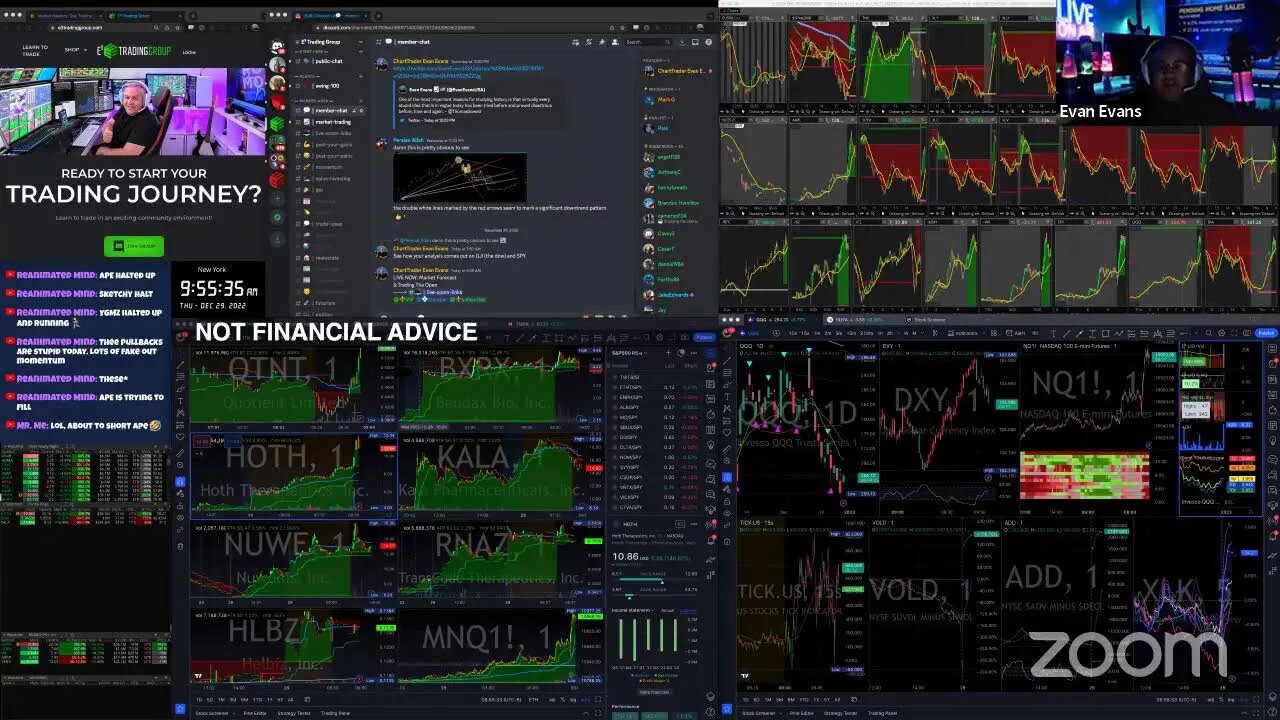 LIVE TRADING: Top Stocks To Trade Today: $HOTH $NUWE $RNAZ $BXRX