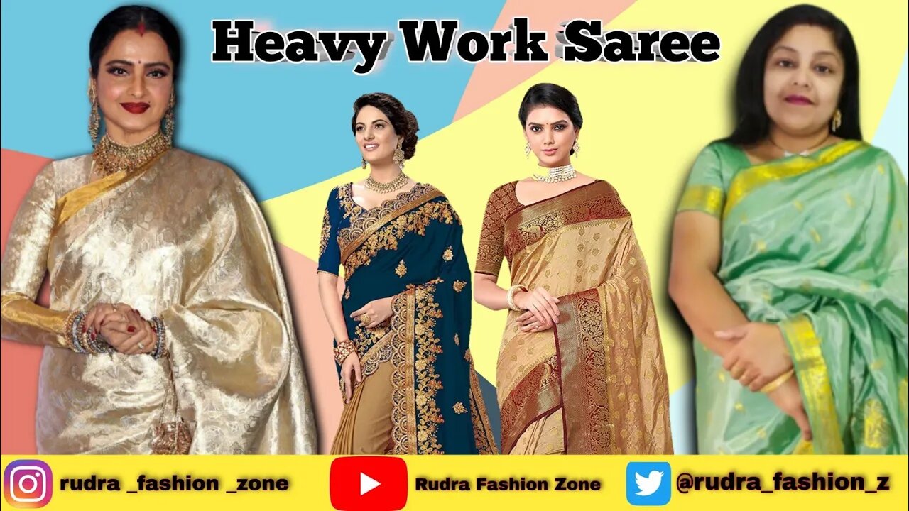 boutique designers saree collections /latest saree collection latest saree designs #rudrafashionzone