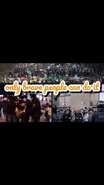 in Russia there is a protest of the population against the war on Ukraine