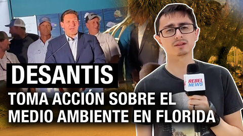 Ron DeSantis tiene conferencia sobre asuntos ambientales en Florida