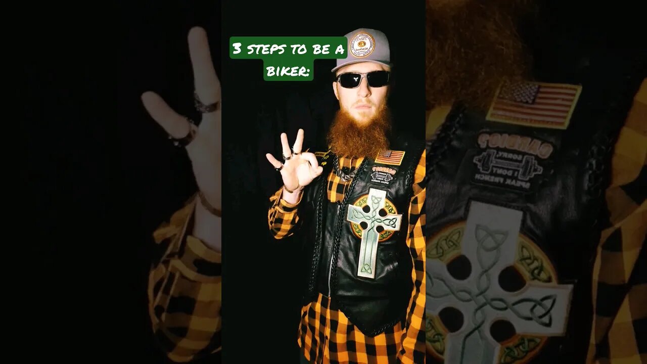 3 Steps on how to be a biker