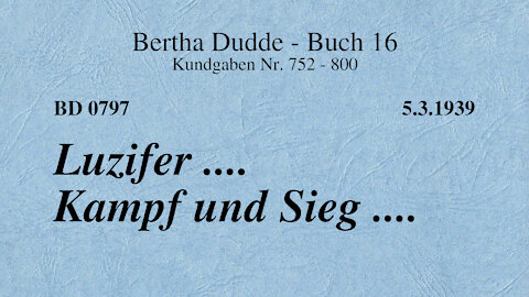 BD 0797 - LUZIFER .... KAMPF UND SIEG ....