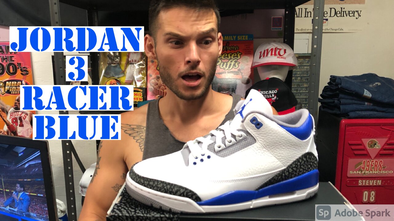 Jordan 3 Racer Blue Unboxing & Review / SNKRS Second Chance Drop W