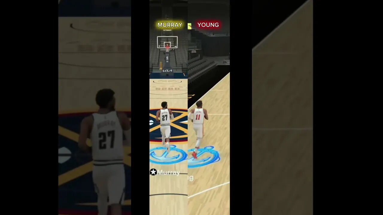 JAMAL MURRAY vs TRAE YOUNG #gameplay