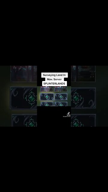 Gold Matters Surveying Land On The Mav. Server Splinterlands | #shorts