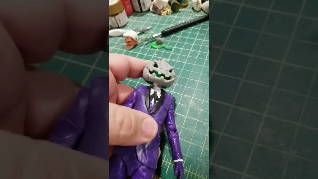 Ultraverse Lord Pumpkin WIP Custom Action Figure - Ultraforce #shorts