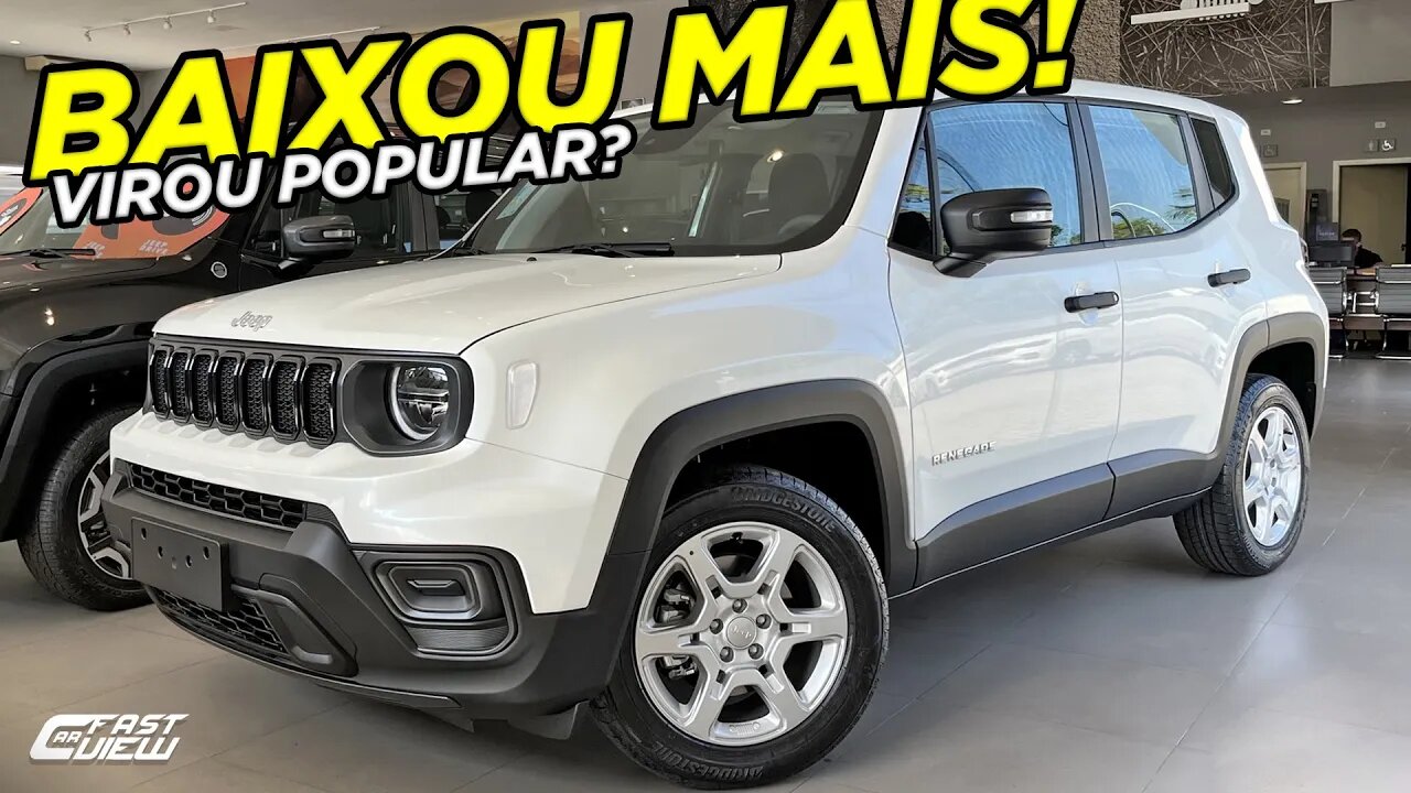 NOVO JEEP RENEGADE T270 2023 VERSÃO "POPULAR" MAIS BARATO E POTENTE QUE CHERY TIGGO 5X SPORT!