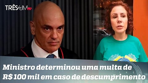 Moraes proíbe Carla Zambelli de criar novos perfis nas redes sociais | Tweet Final