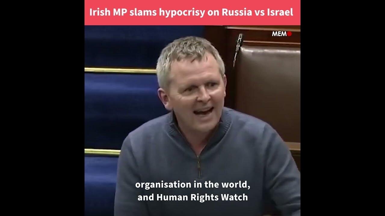 Député irlandais lance une vérité à Ursula von der Leyen sur Israël : Elle se fait détruire !