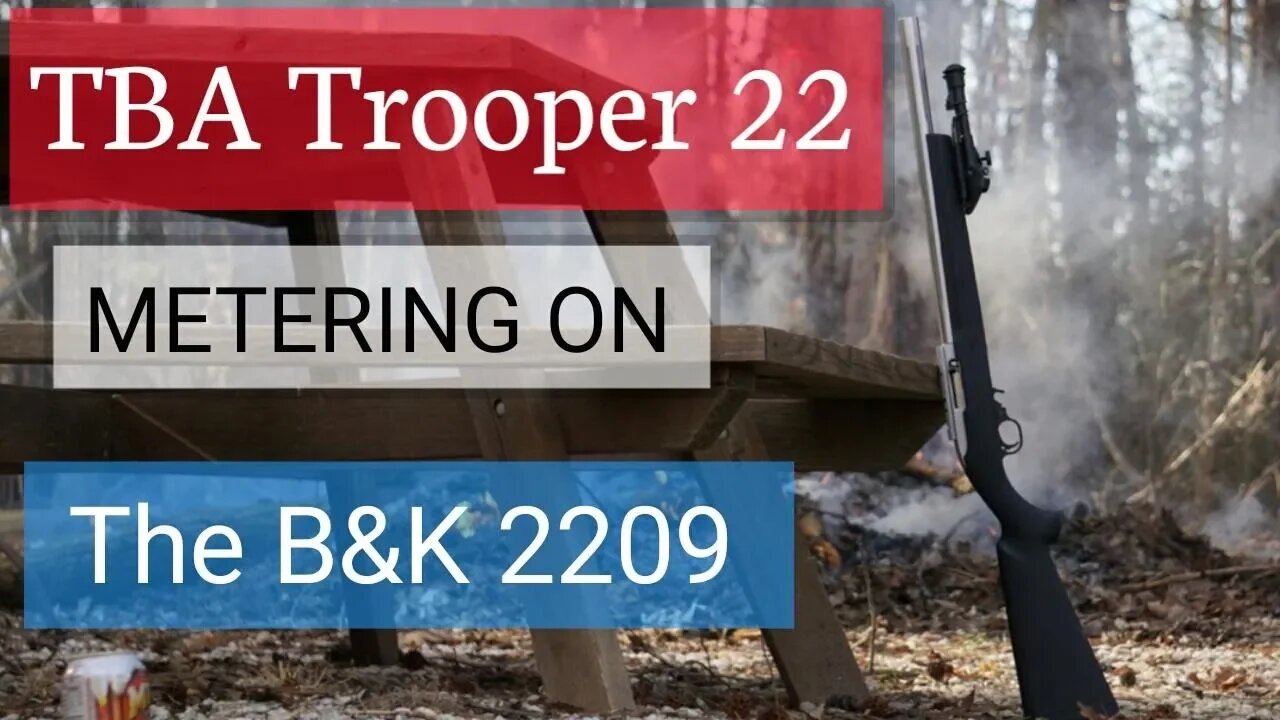 TBA Suppressors Trooper 22 suppressor metered
