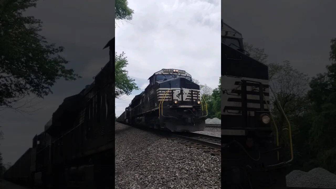 Heavy coal train @ the brickyard #revello608 #train #youtube #shorts
