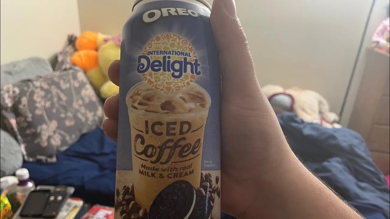 Oreo international delight iced coffee.￼ - Drink review