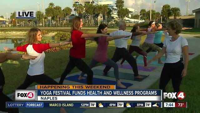 Yoga Festival Naples fundraises for youth health and wellness programs - 7:30am live report