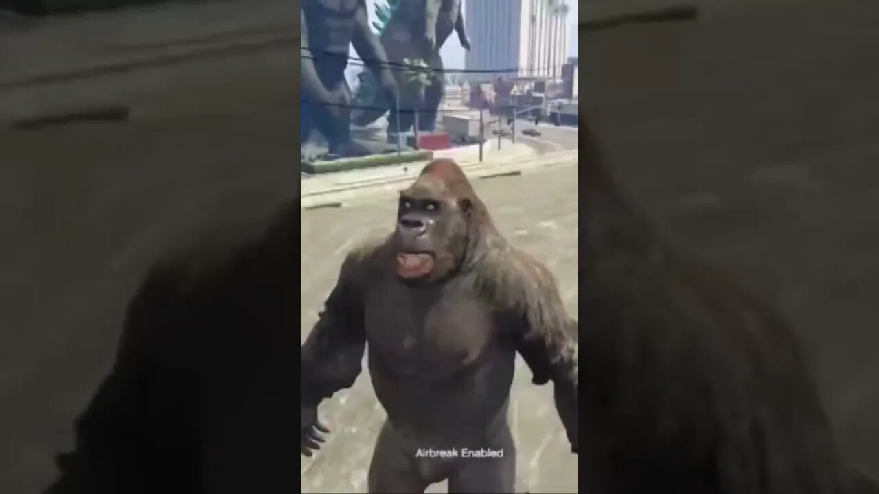 GTA 5 MOD 🦍 VS ? #gta5 #gta5ita #gtav #gtafunny #gtaglitch #gta5glitches #gtaviral #gtamod #gtav