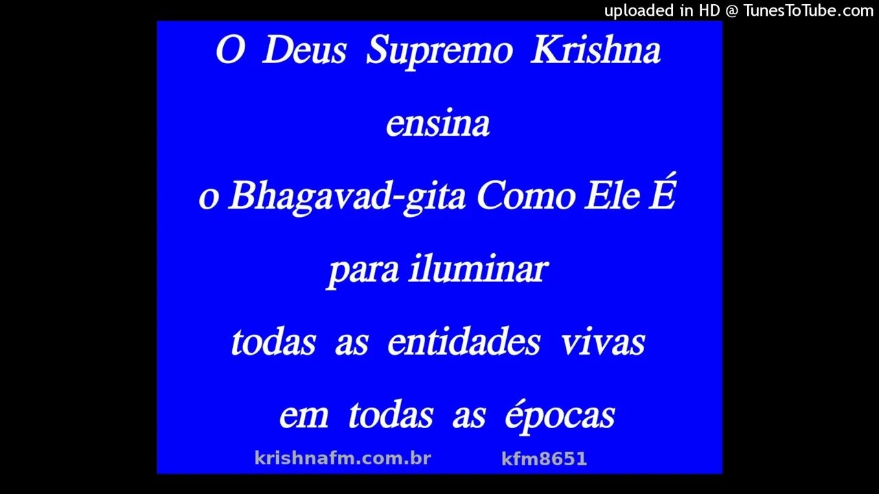 O Deus Supremo Krishna ensina o Bhagavad-gita Como Ele É para iluminar todas... kfm8651