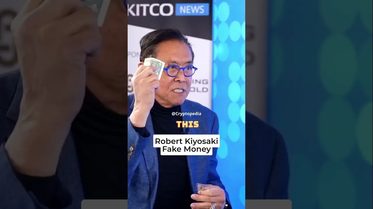 Robert Kiyosaki Fiat is FAKE #robertkiyosakiquotes #richdadpoordad #gold #silver #money #shorts